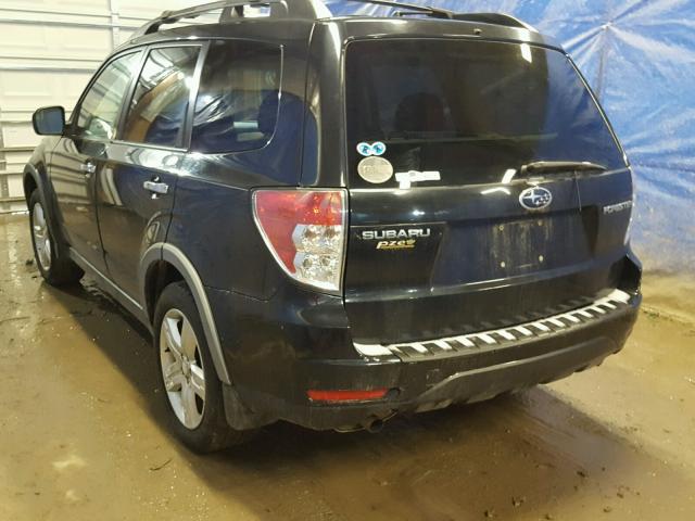 JF2SH63669H782549 - 2009 SUBARU FORESTER 2 BLACK photo 3