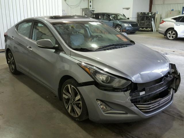 5NPDH4AE9FH549302 - 2015 HYUNDAI ELANTRA SE SILVER photo 1