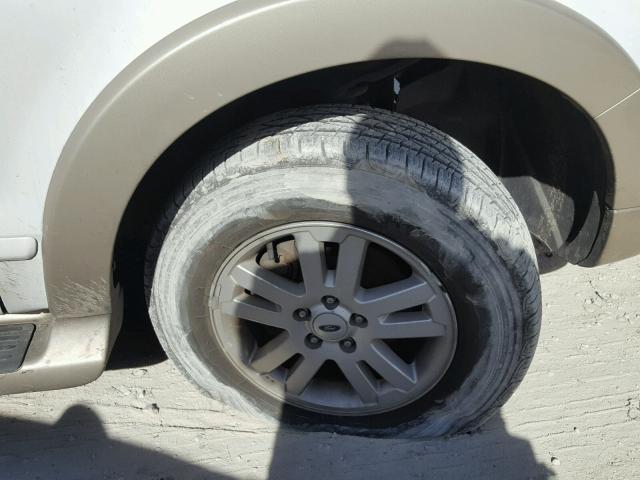 1FMEU64E36UA84475 - 2006 FORD EXPLORER E WHITE photo 9