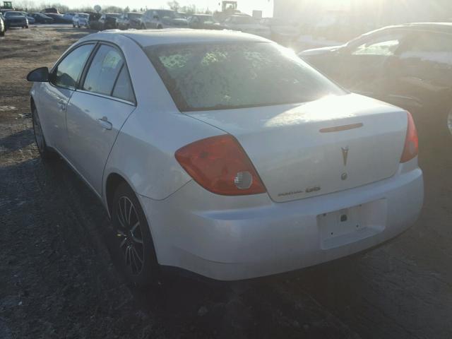 1G2ZG57B194207756 - 2009 PONTIAC G6 WHITE photo 3