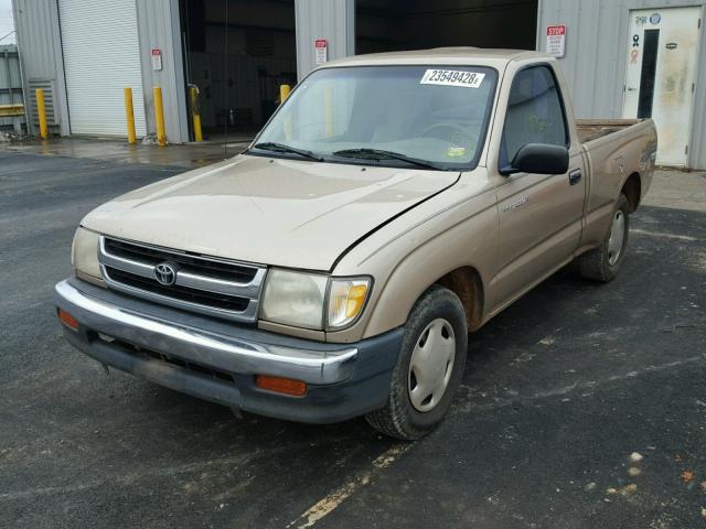 4TANL42N9WZ076930 - 1998 TOYOTA TACOMA BEIGE photo 2