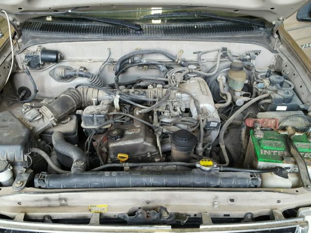 4TANL42N9WZ076930 - 1998 TOYOTA TACOMA BEIGE photo 7