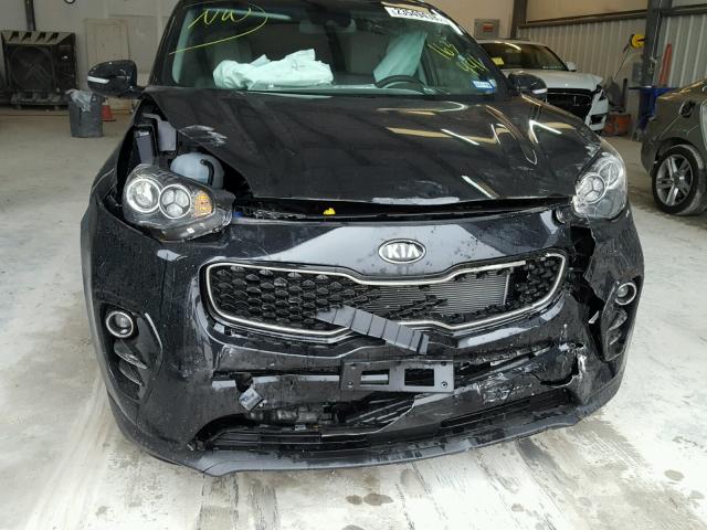 KNDPN3AC2H7163441 - 2017 KIA SPORTAGE E BLACK photo 9