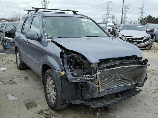 JHLRD78975C052273 - 2005 HONDA CR-V SE GRAY photo 1