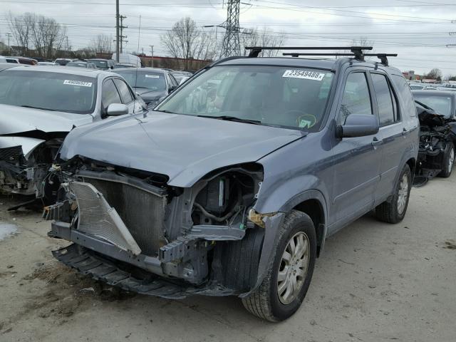 JHLRD78975C052273 - 2005 HONDA CR-V SE GRAY photo 2