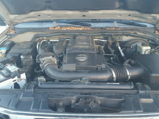 5N1AR18WX5C772872 - 2005 NISSAN PATHFINDER SILVER photo 7