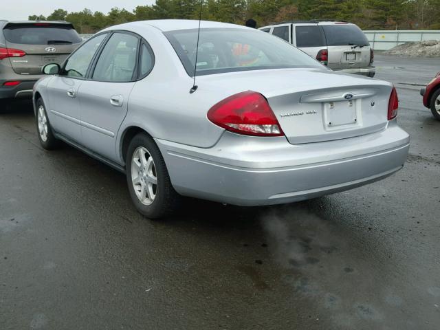 1FAFP56U16A211200 - 2006 FORD TAURUS SEL SILVER photo 3