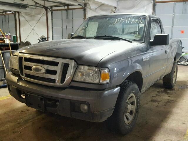 1FTYR11U86PA34669 - 2006 FORD RANGER GRAY photo 2