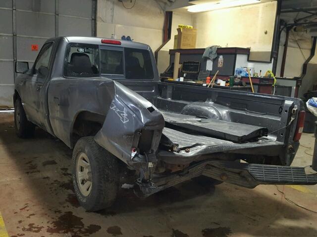 1FTYR11U86PA34669 - 2006 FORD RANGER GRAY photo 3