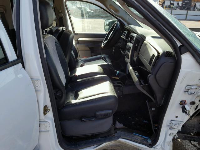 3D3KU28CX4G122767 - 2004 DODGE RAM 2500 S WHITE photo 5