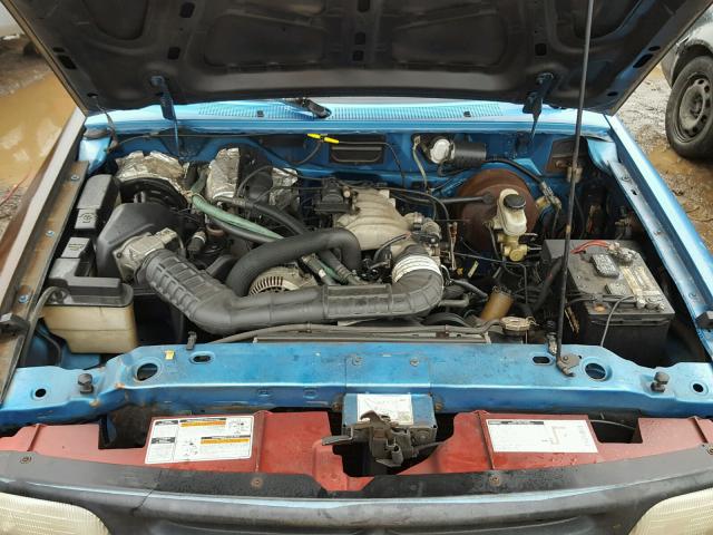 4F4CR16U3RTN02426 - 1994 MAZDA B3000 CAB BLUE photo 7