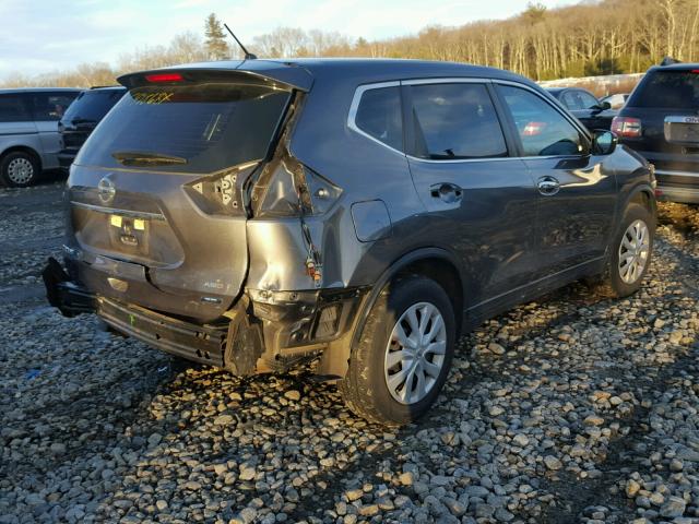 5N1AT2MV3EC768179 - 2014 NISSAN ROGUE S CHARCOAL photo 4