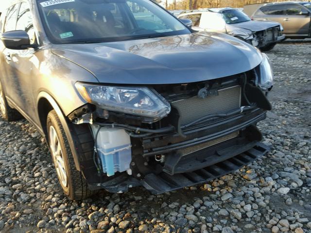 5N1AT2MV3EC768179 - 2014 NISSAN ROGUE S CHARCOAL photo 9