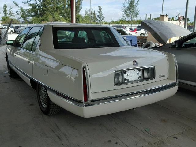 1G6KD52BXSU298175 - 1995 CADILLAC DEVILLE WHITE photo 3