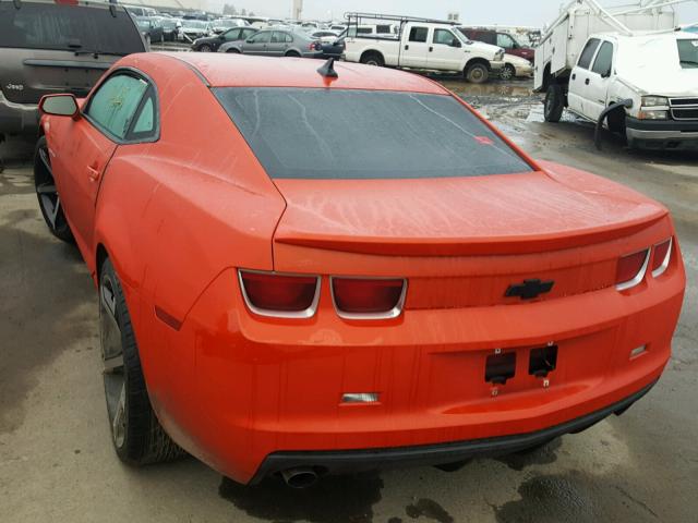 2G1FA1E39C9163457 - 2012 CHEVROLET CAMARO LS ORANGE photo 3