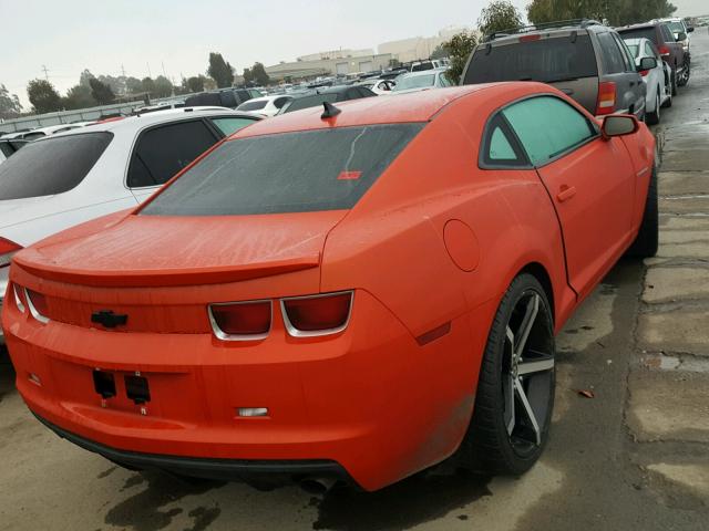 2G1FA1E39C9163457 - 2012 CHEVROLET CAMARO LS ORANGE photo 4