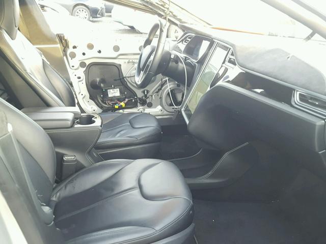 5YJSA1H14EFP61440 - 2014 TESLA MODEL S SILVER photo 5