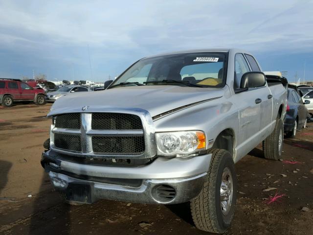 3D7KS28D85G817618 - 2005 DODGE RAM 2500 S SILVER photo 2
