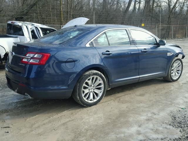 1FAHP2F81GG113227 - 2016 FORD TAURUS LIM BLUE photo 4