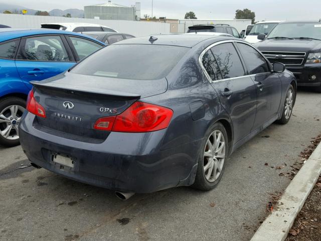 JNKCV61F39M052845 - 2009 INFINITI G37 GRAY photo 4