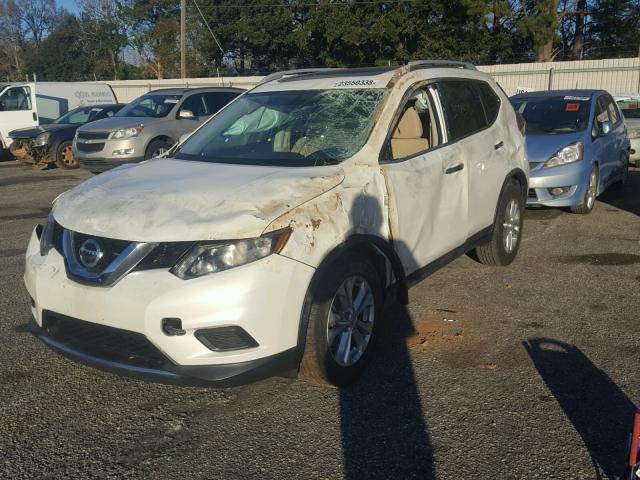 5N1AT2MT0FC812400 - 2015 NISSAN ROGUE S WHITE photo 2