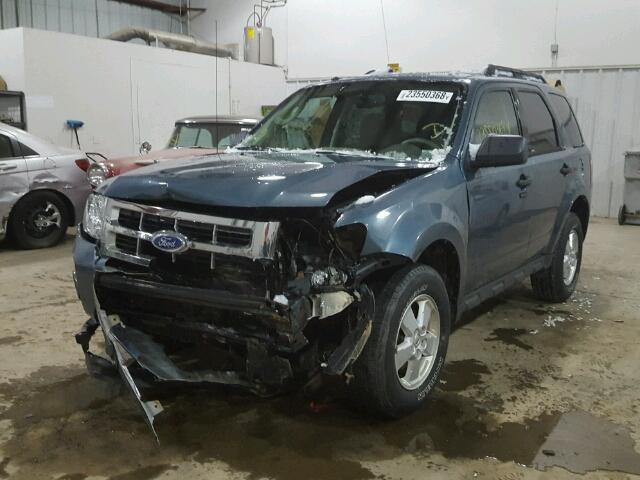 1FMCU9DG7CKB81082 - 2012 FORD ESCAPE XLT BLUE photo 9