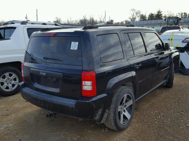 1J4FT28B89D242487 - 2009 JEEP PATRIOT SP BLACK photo 4