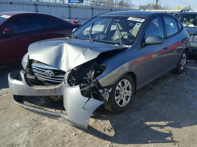 KMHDU4AD0AU865944 - 2010 HYUNDAI ELANTRA BL GREEN photo 2