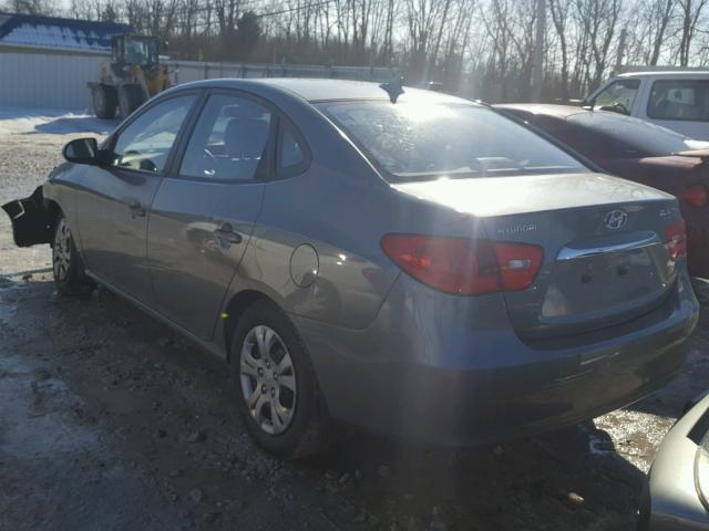 KMHDU4AD0AU865944 - 2010 HYUNDAI ELANTRA BL GREEN photo 3