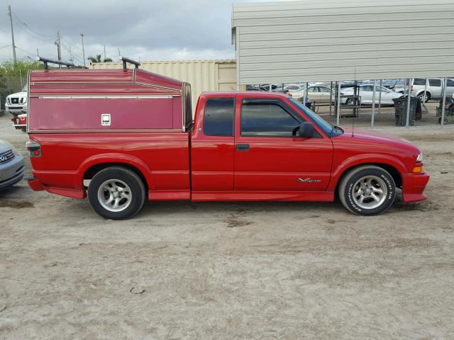 1GCCS19X238190760 - 2003 CHEVROLET S TRUCK S1 RED photo 10