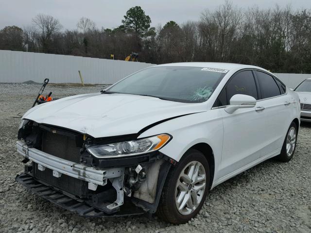 3FA6P0HD9ER178371 - 2014 FORD FUSION SE WHITE photo 2