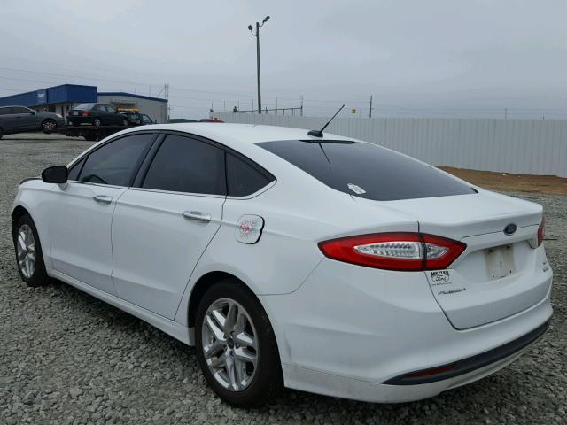 3FA6P0HD9ER178371 - 2014 FORD FUSION SE WHITE photo 3