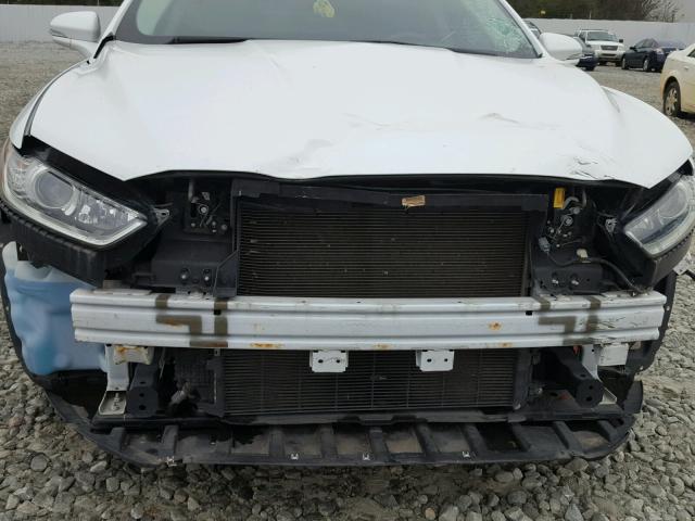 3FA6P0HD9ER178371 - 2014 FORD FUSION SE WHITE photo 9