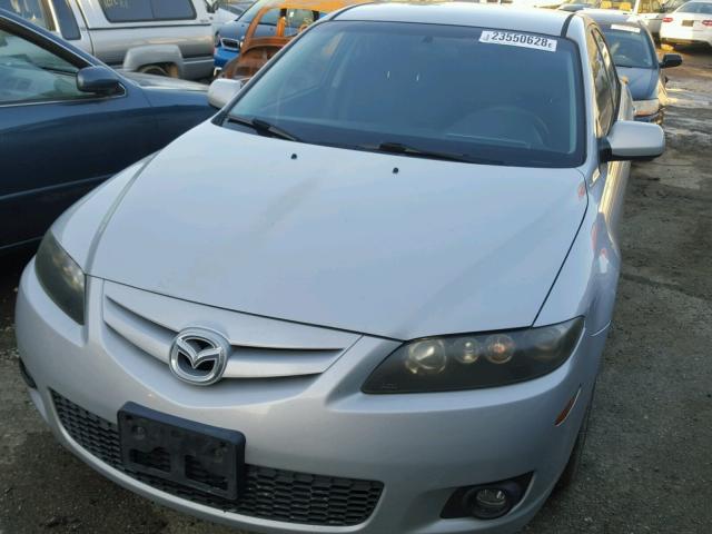 1YVHP80D665M42724 - 2006 MAZDA 6 S GRAY photo 2