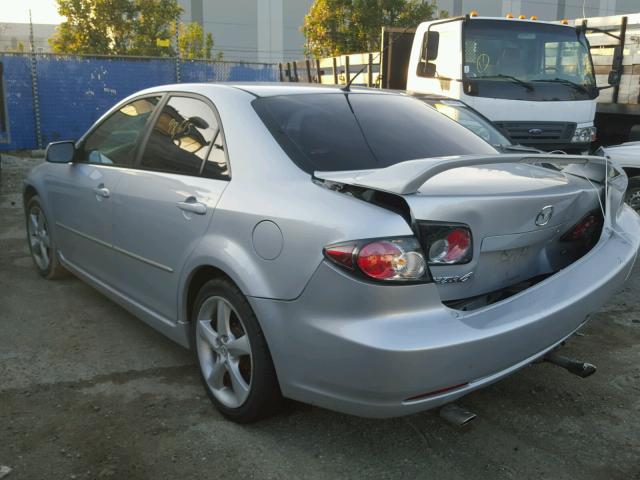 1YVHP80D665M42724 - 2006 MAZDA 6 S GRAY photo 3