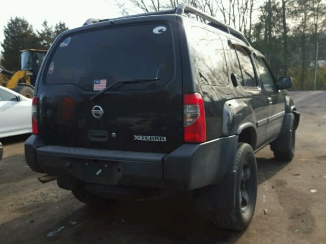 5N1ED28T14C670547 - 2004 NISSAN XTERRA XE BLACK photo 4