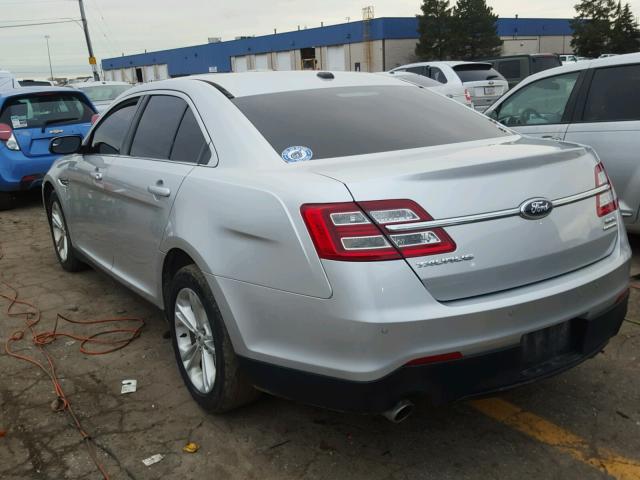 1FAHP2E88DG212513 - 2013 FORD TAURUS SEL SILVER photo 3