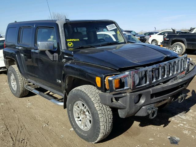 5GTDN136X68149009 - 2006 HUMMER H3 BLACK photo 1