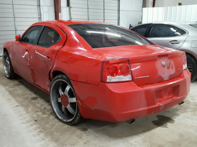 2B3CA3CV3AH253489 - 2010 DODGE CHARGER SX RED photo 3