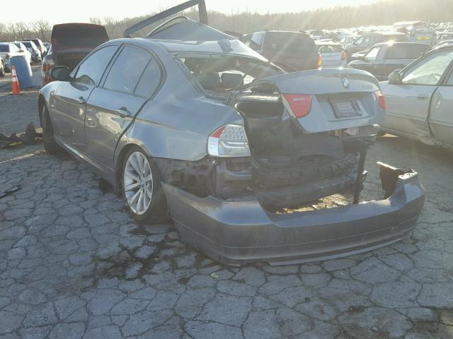 WBAPK5G52BNN27693 - 2011 BMW 328 XI SUL GRAY photo 3