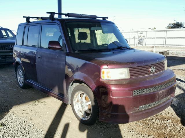 JTLKT334964048733 - 2006 TOYOTA SCION XB PURPLE photo 1