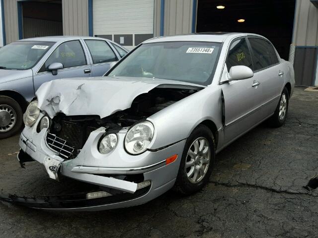 KNALD125685152831 - 2008 KIA AMANTI SILVER photo 2