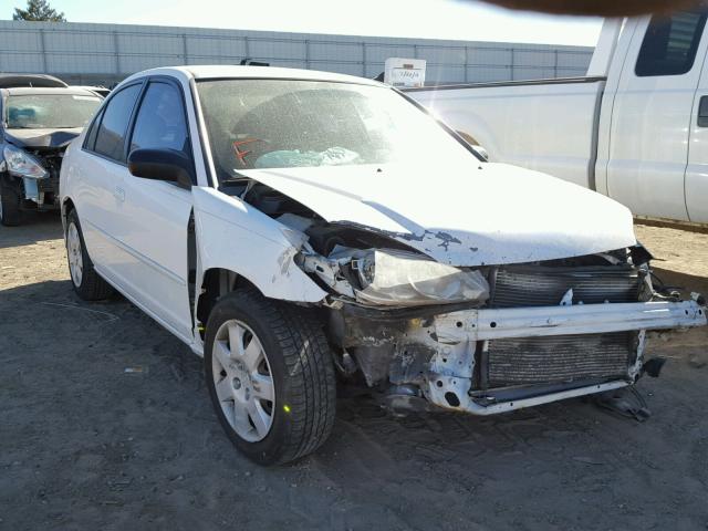 2HGES16504H514944 - 2004 HONDA CIVIC LX WHITE photo 1