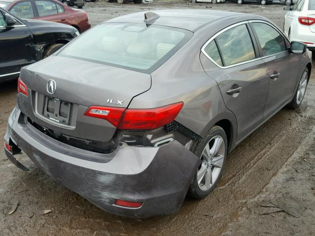 19VDE1F79EE011180 - 2014 ACURA ILX 20 TEC BROWN photo 4