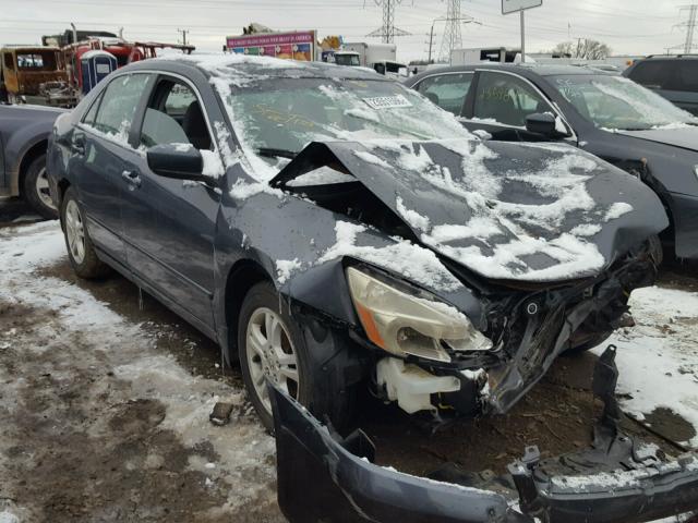 JHMCM56377C009639 - 2007 HONDA ACCORD SE GRAY photo 1