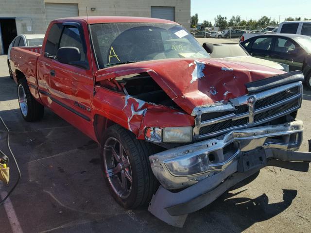 1B7HC13ZXWJ111930 - 1998 DODGE RAM 1500 RED photo 1