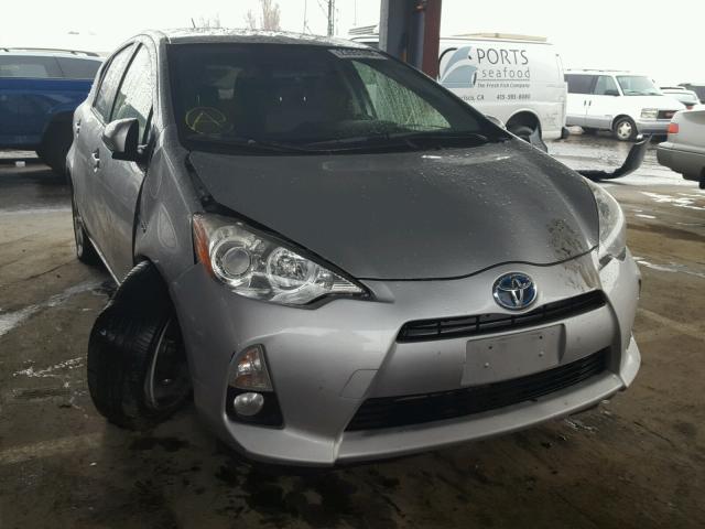 JTDKDTB35C1011628 - 2012 TOYOTA PRIUS C SILVER photo 1