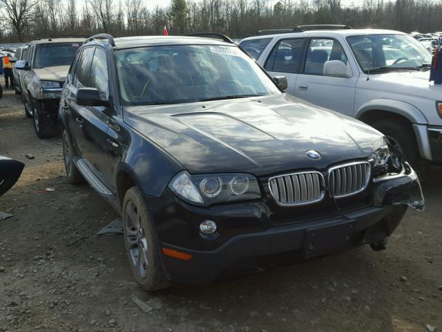 WBXPC93438WJ24168 - 2008 BMW X3 3.0SI BLACK photo 1