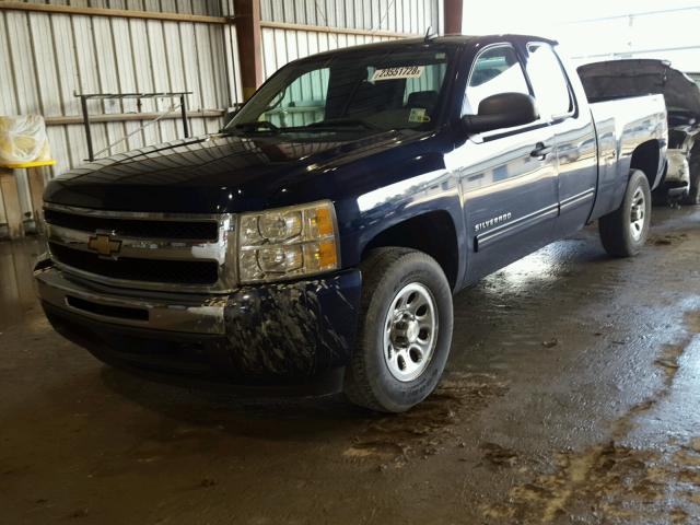 1GCEC19C99Z290201 - 2009 CHEVROLET SILVERADO BLUE photo 2