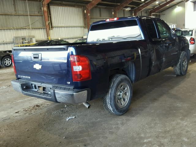 1GCEC19C99Z290201 - 2009 CHEVROLET SILVERADO BLUE photo 4